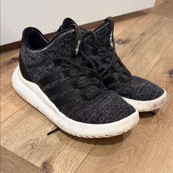 adidas Other - Adidas Charcoal and White High-Top Sneakers